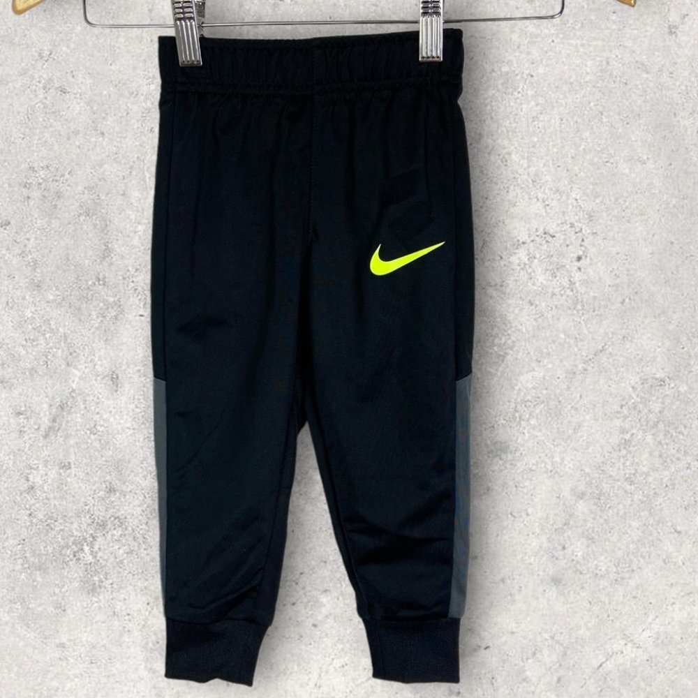 Nike Little Boys Black Sweatpants Size 2T Track Pants 1-2 Years Joggers NWOT NEW